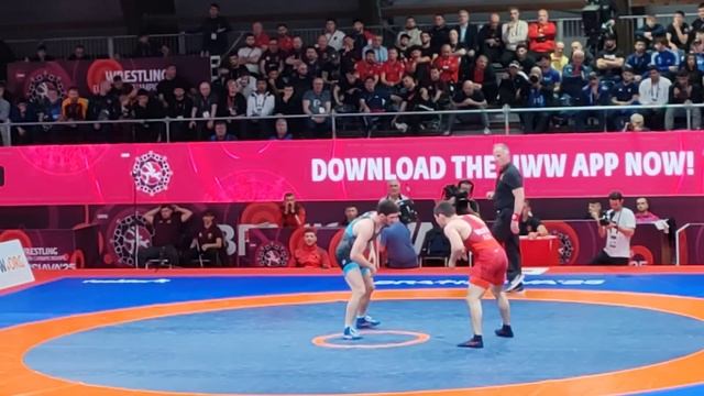 Валиев - Сидаков. 74 кг. Финал. Чемпионат Европы 2025 смотреть онлайн