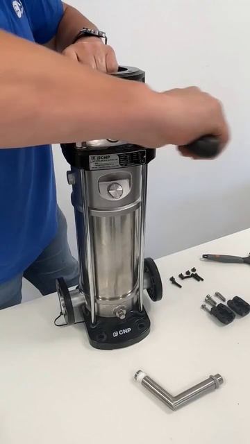 Сборка вертикального многоступенчатого насоса в высо смотреть онлайн