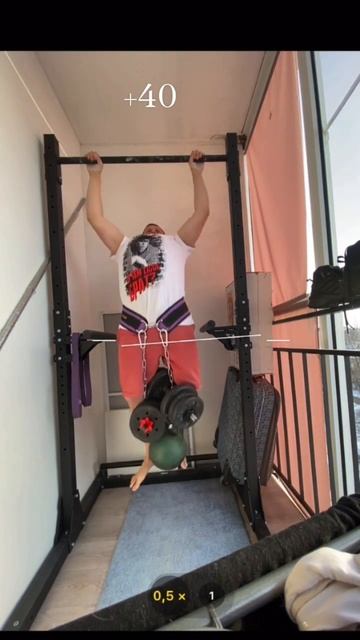 Первые попытки взять вес на 50% от своего #стритлифтинг смотреть онлайн