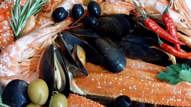 Сет из морепродуктов , вес 3 кг смотреть онлайн