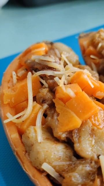 батат с мясом в духовке смотреть онлайн