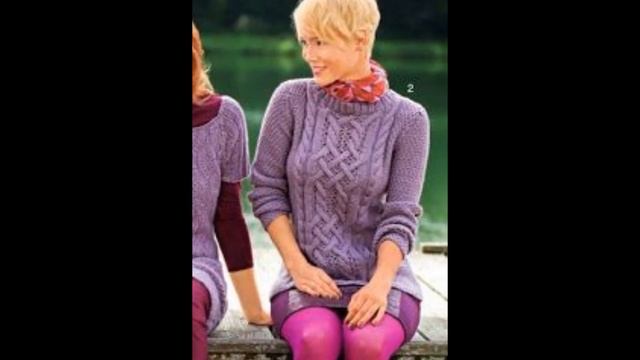 Вязание Спицами - Свитер Косами - 2019 / Knitting Knit Sweater / Strickpullover