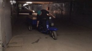 Мотороллер Муравей и мотор Лифан 15 л/с