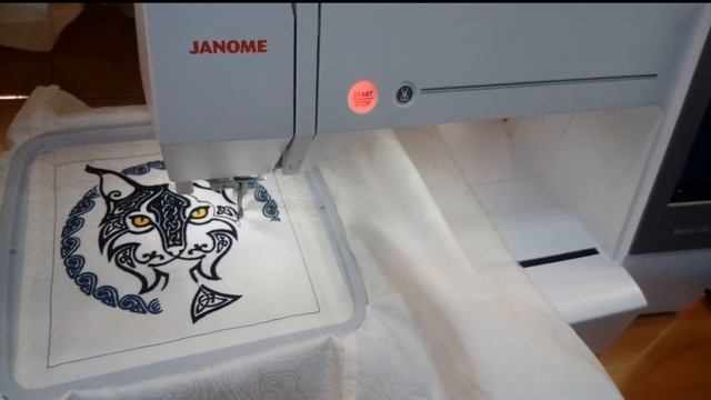 Вышиваем на Janome Memory Craft 550E смотреть онлайн