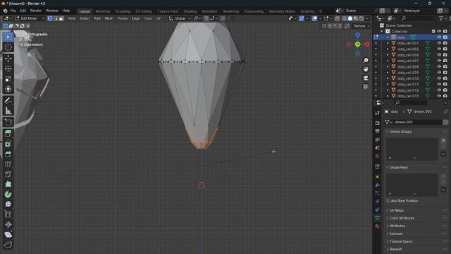 Создаём интересную фигуру в Blender 3D смотреть онлайн