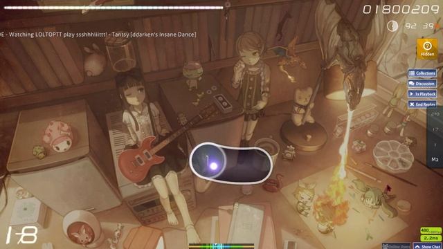 TANTSY | OSU 4.28* (пытаюсь играть на акураси) смотреть онлайн