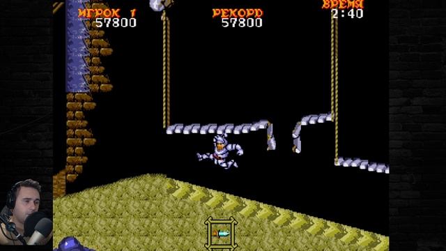 Ghouls'n Ghosts - ретро прохождение игры на SEGA | Гули и призраки Сега