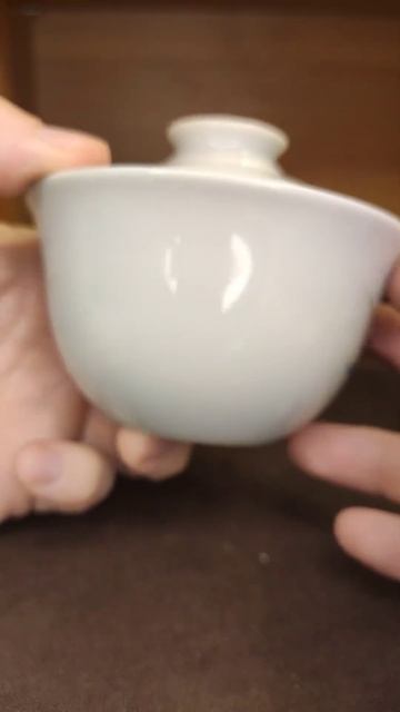 Ручная фарфоровая гайвань.Цзиндэчжень.140-150мл.Стенка с