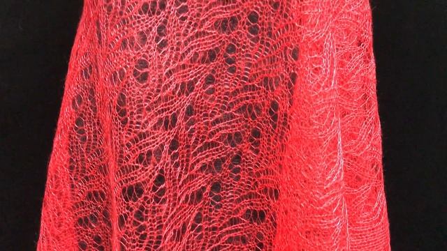 Ажурный пуховый палантин ПЦ 50 смотреть онлайн