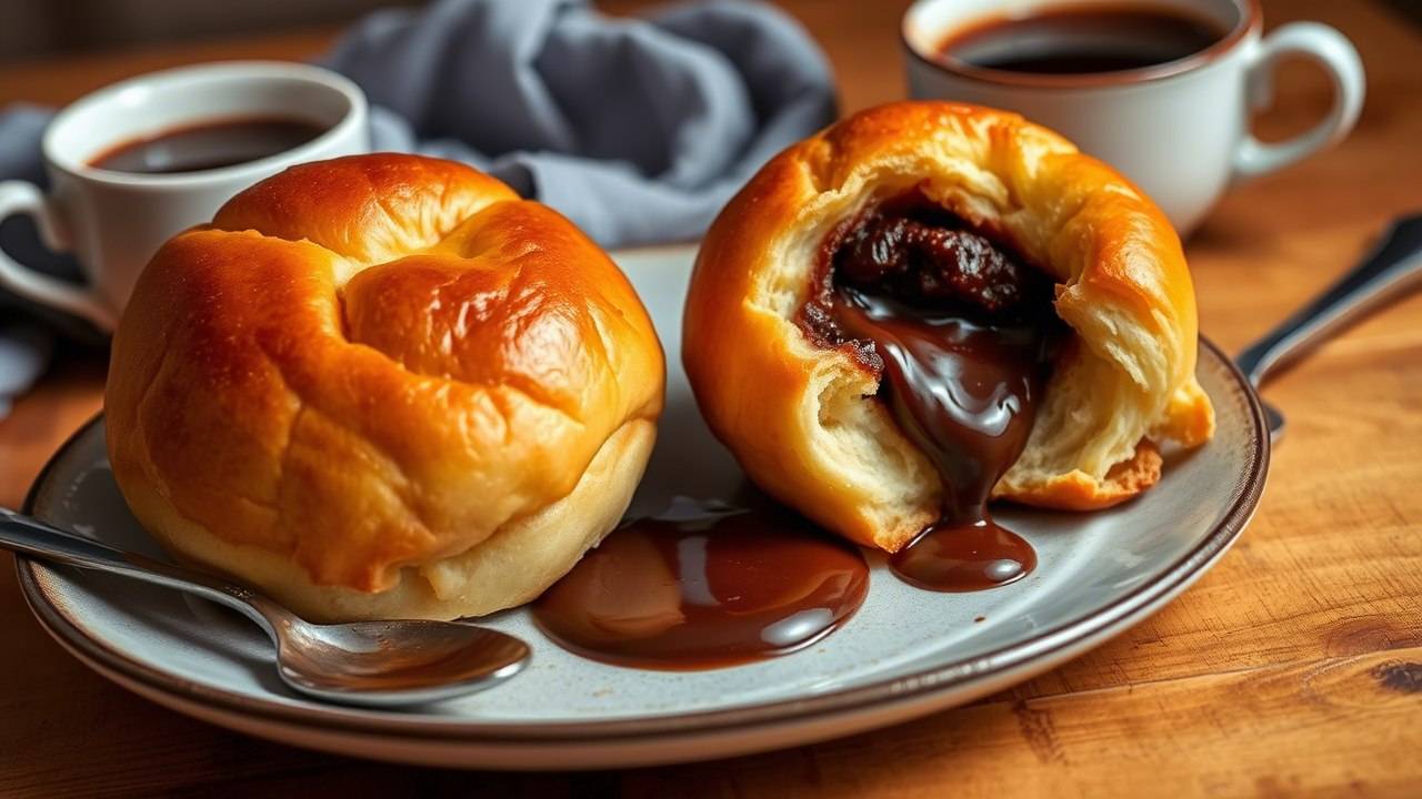 Шоколадная лавина: невероятно сочные Булочки с изумительной начинкой смотреть онлайн