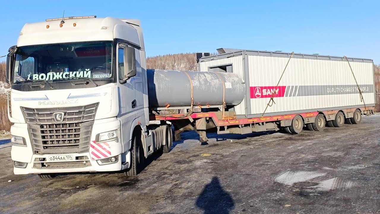 встречай Москва ! рейс Владивосток - Москва (часть 1) камаз 54901