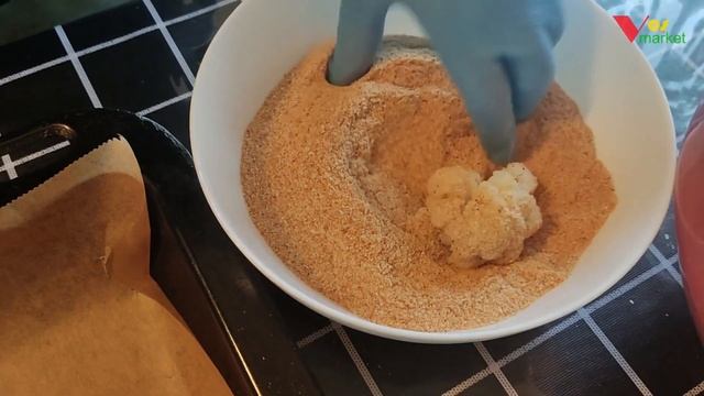 Панированая в сухарях цветная капуста в духовке смотреть онлайн