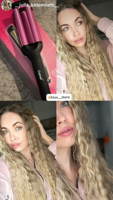 Плойка хвиля 18 мм @ksuu__store #зачіски #укладка #плойка #хви? смотреть онлайн
