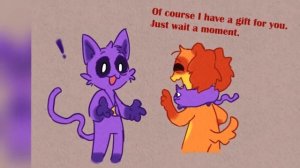 Кэтнэп купается с Догдеем Поппи 3 Дубляж комиксов на русском