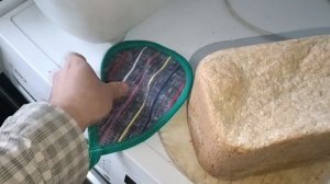 самодельный белый хлеб из хлебопечки. почему опадает "