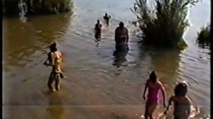 Купание на пруду