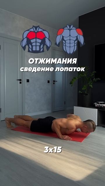 Тренировка на грудь и плечи дома смотреть онлайн