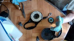 Ремонт поводка рулетки.