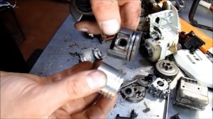 замена поршневой на бензопиле.