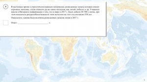 ВПР по географии в 10 классе. Задания №1-9