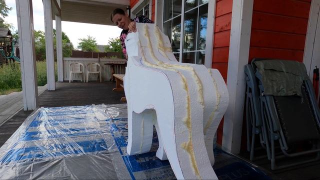 Моя первая интерьерная фигура. Пилю 3д модель. Жемчужн?