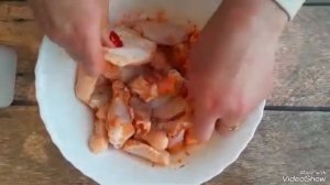 куриные крылышки во фритюре