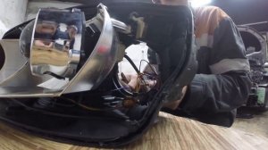 Установка билед линз Skoda Octavia А7