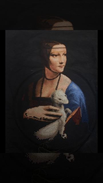 Риолис “Дама с горностаем”. Небольшое видео из фотографий. смотреть онлайн