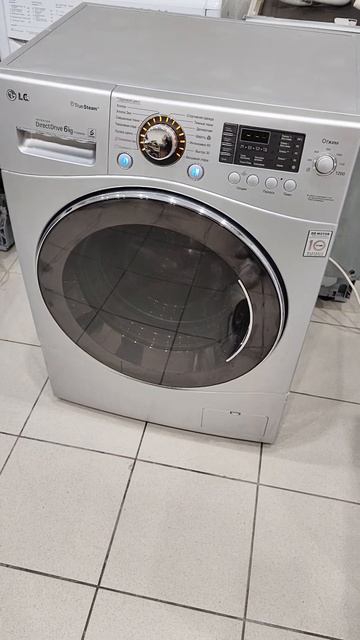 LG 6 кг инверторный мотор прямой привод с паром смотреть онлайн