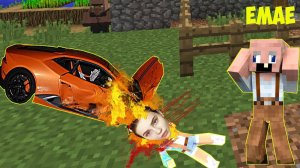 ЛАМБОРГИНИ ВЛАДА А4 СБИЛА ДЕВУШКУ А4 В МАЙНКРАФТ ТРОЛЛИНГ