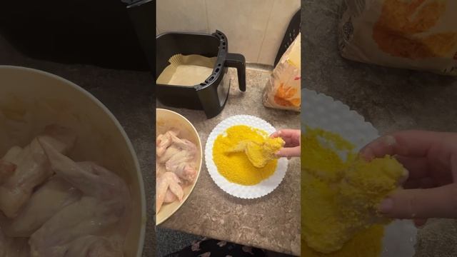 Крылышки в панировке, как в KFC за 30 минут и без масла #р? смотреть онлайн