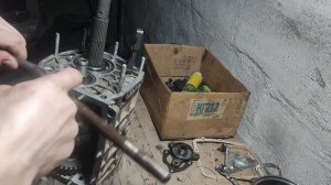 Ремонт, сборка КПП пятиступенчатой коробки.  Нива Шевр