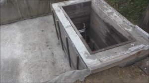 Входная горловина железобетонного погреба, опалубка и заливка. Погреб своими руками, бетонный.