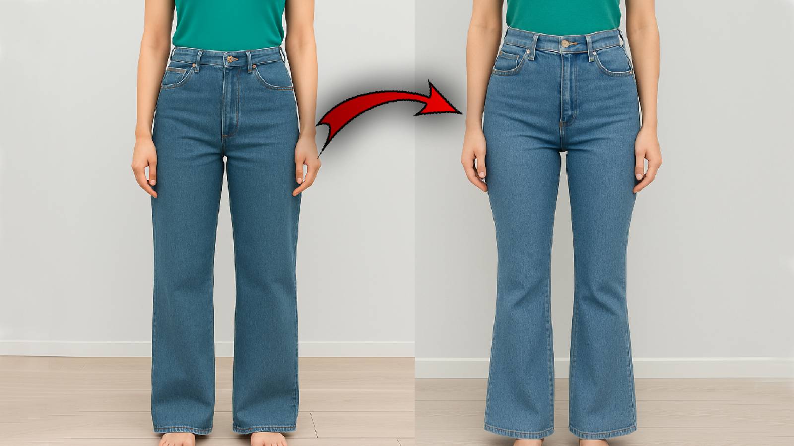 НОВЫЙ ШВЕЙНЫЙ ТРЮК! Как НЕЗАМЕТНО заузить джинсы и сохранить оригинальный шов смотреть онлайн