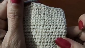 Столбики без накида в ,,раскол,,