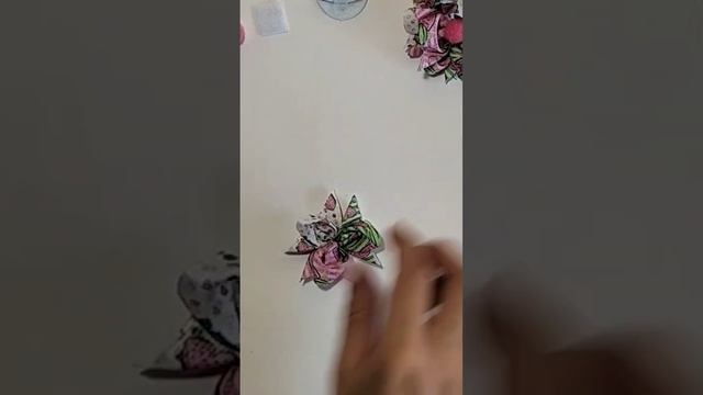 Маленькие Камелии из цветной ленты.Подписывайся на мо смотреть онлайн