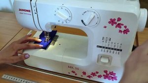 Janome MX55.  Начало шитья