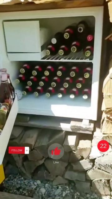 Скрытый холодильник для дачи #дача смотреть онлайн