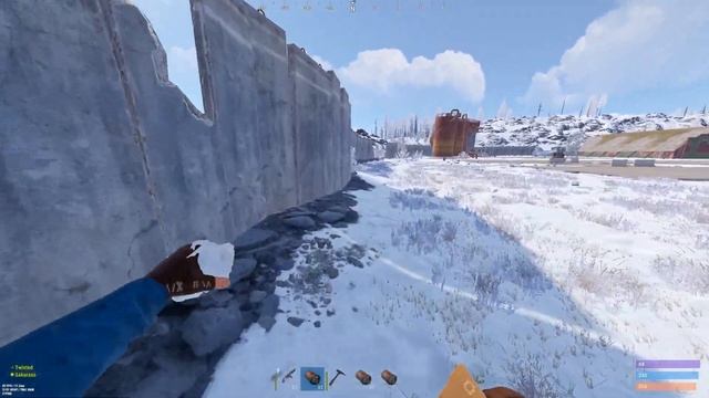 Мясорубка, оказался в файте между двумя кланами #rust #rust смотреть онлайн
