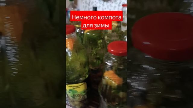 Спряталась на летней кухне от грозы...закрываю компот # смотреть онлайн