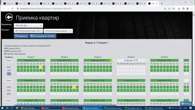 Отчеты в ICONA смотреть онлайн