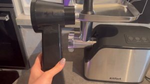 Мясорубка kitfort KT-2104, комплектация и устройство