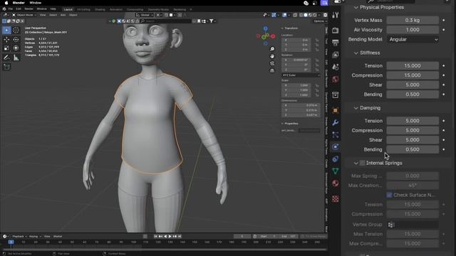Создание Одежды в Blender: симуляция и моделирование смотреть онлайн