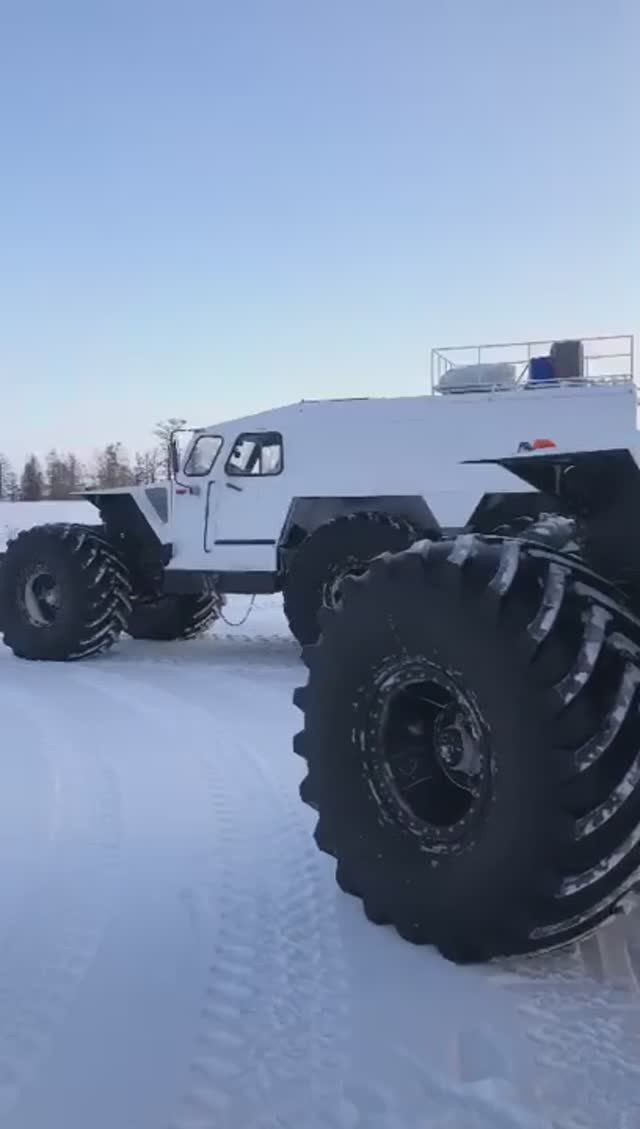 Снегоболотоход ХИЩНИК в тундре смотреть онлайн