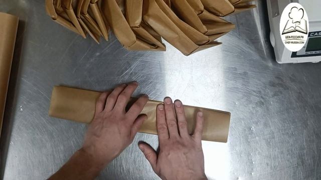 Лодочка из пергамента для запекания