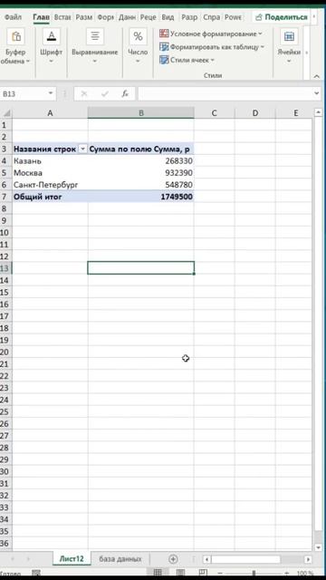 СВОДНЫЕ ТАБЛИЦЫ EXCEL смотреть онлайн