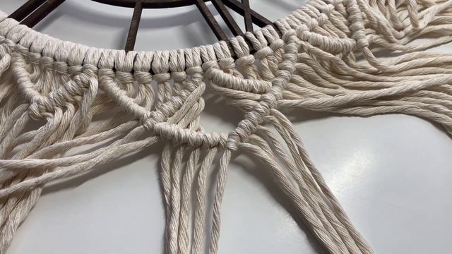 DIY Tutorial Macrame wall clock. Настенные часы в технике макраме, ма смотреть онлайн