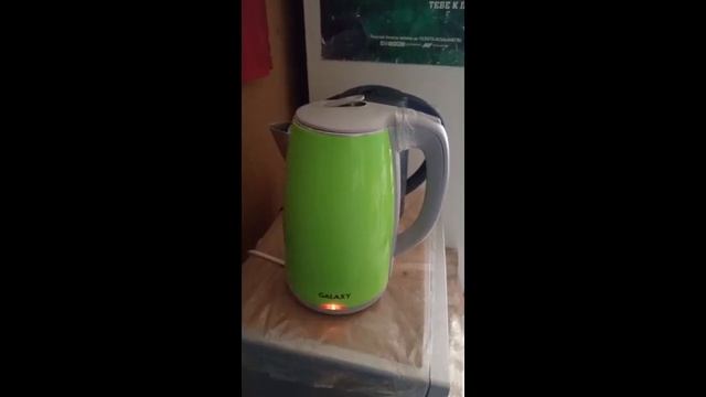 Чайник GALAXY GL 0307 после ремонта, замена кнопки. смотреть онлайн
