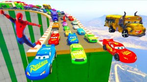 Тачки Сказочный Монстр Молния Маккуин и Мак Грузовик Тягач Геймплей Мультики для Детей