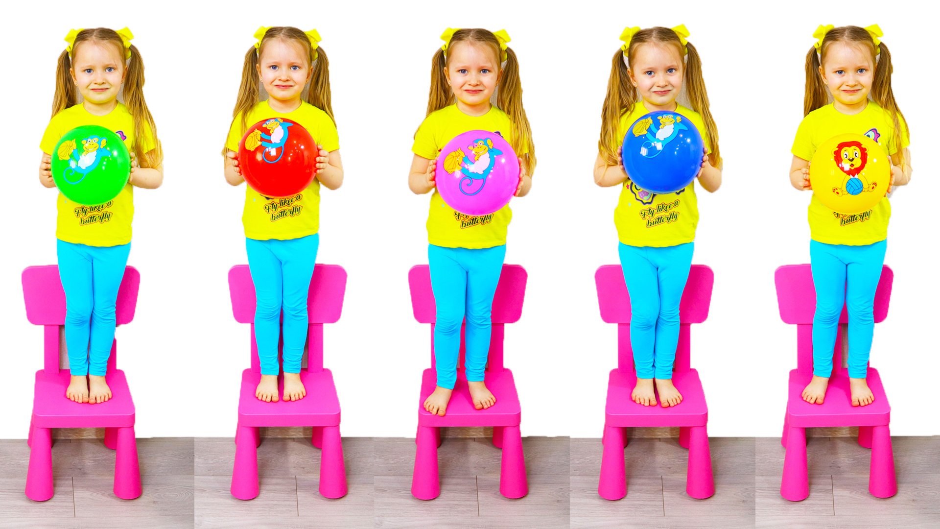 Детская песенка про пять маленьких обезьянок 🙈 Five little monkeys 🙈